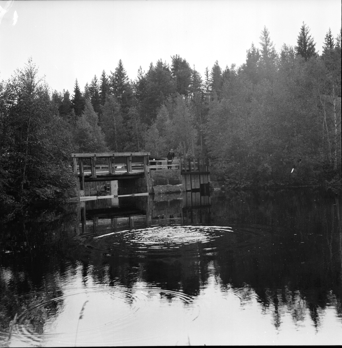 Olovsfors,
Sörbo,
Ny kraftstation vid sommarstugan,
Åke Andersson,
12 Sept 1964