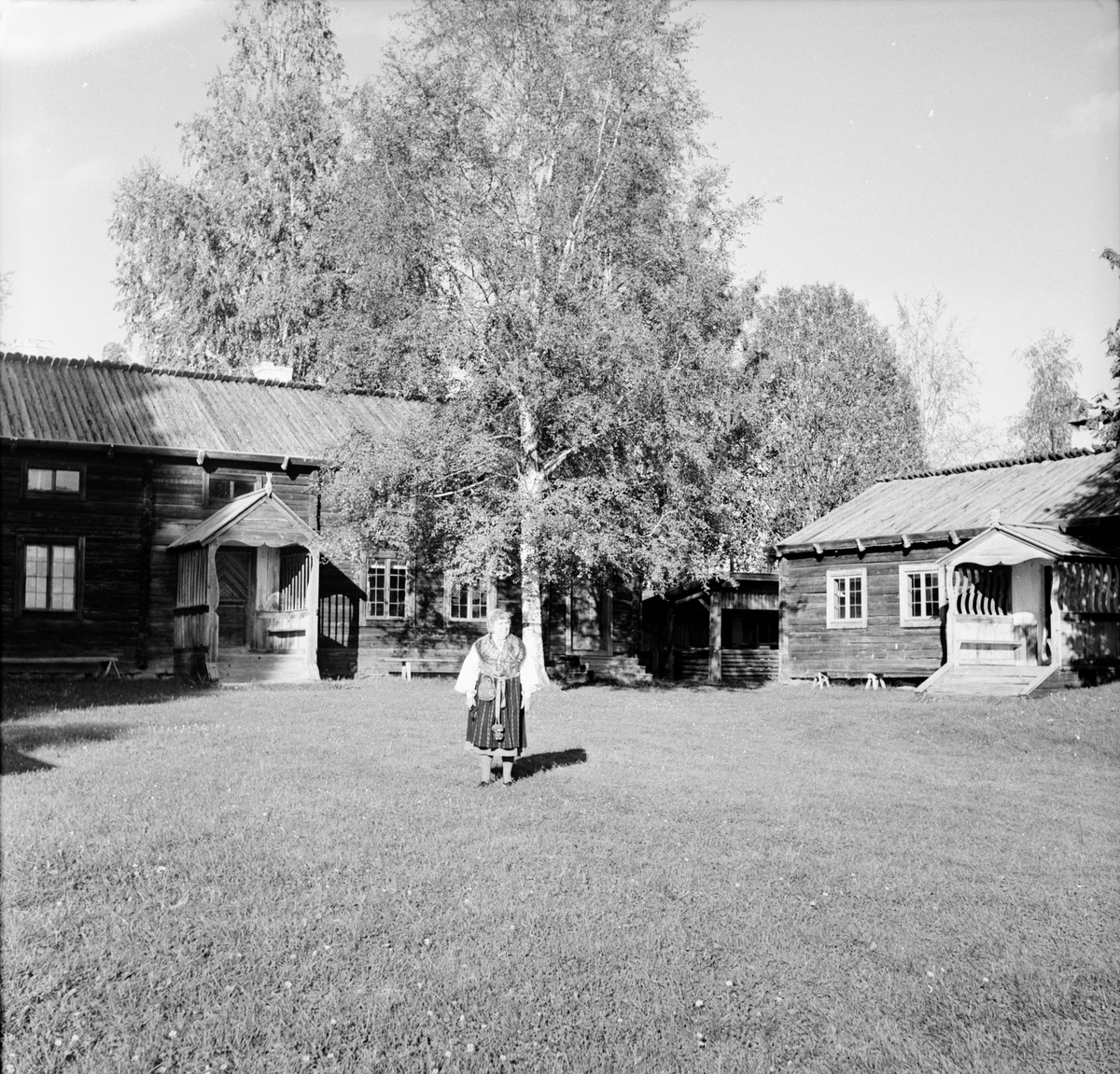 Hanzen Rut vid Delsbo hembygdsgård.
12/9-1966