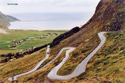 Landskapsbilde fra Hoddevik i Selje kommune i Sogn og Fjorda