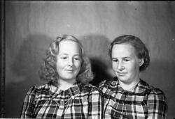 Lilly (til høyre bilde 1) og Karine Glommen. Fem portretter 