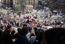 Russetoget passerer Abelhaugen.