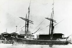 Snau brigg 'Amazone'(b.1873, H.F. Gjessing, Toldboden, Dramm