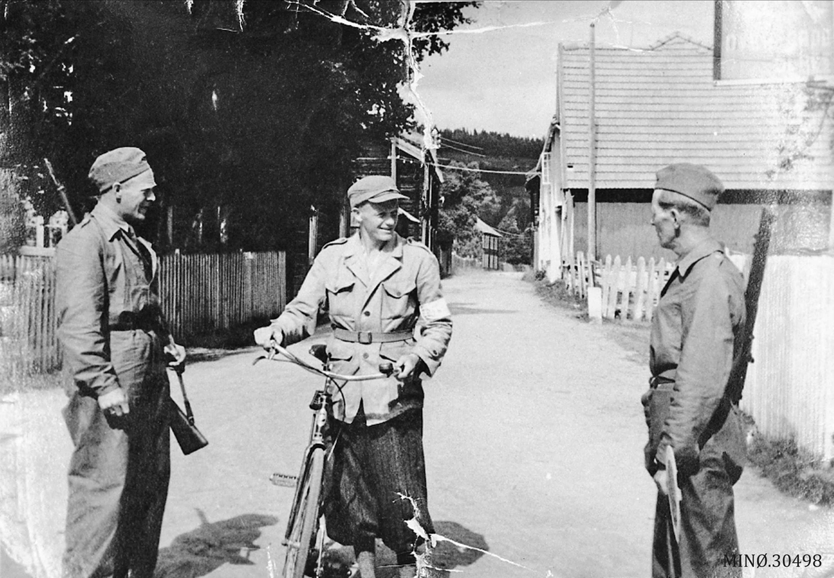 Soldater. Vaktbataljon på Tolga 1945.