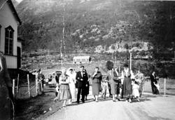 Bryllupsfølge, Stonglandseidet 1959.