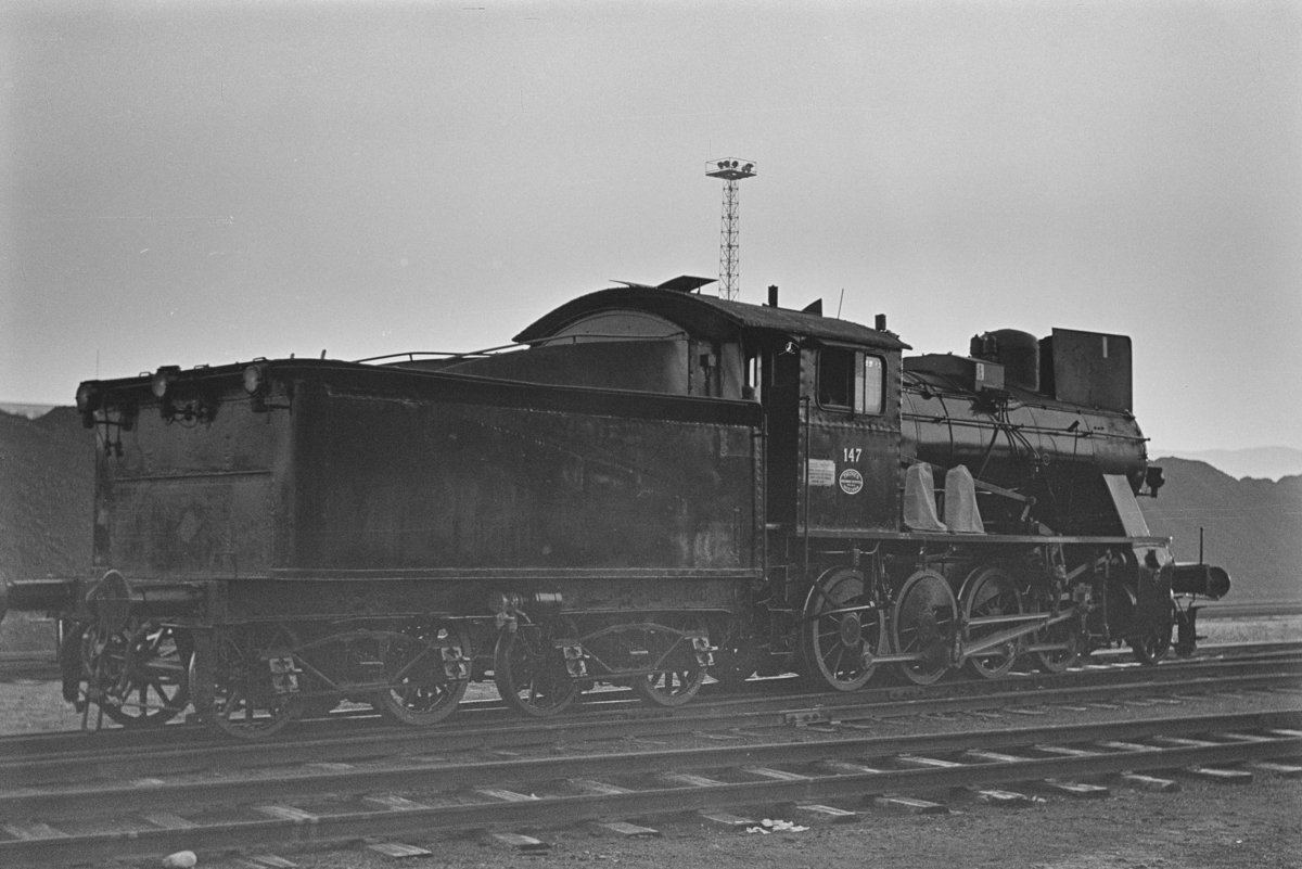 Damplokomotiv type 24b nr. 147, nyrevidert på NSBs verksted på Marienborg