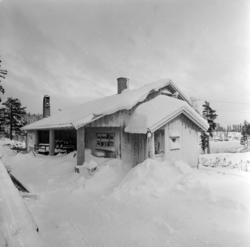 Trollvannet og Trollvannstua: Den nye Trollvannstua. Desembe