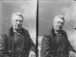 PortrettB, mann, bunad, sløyfe