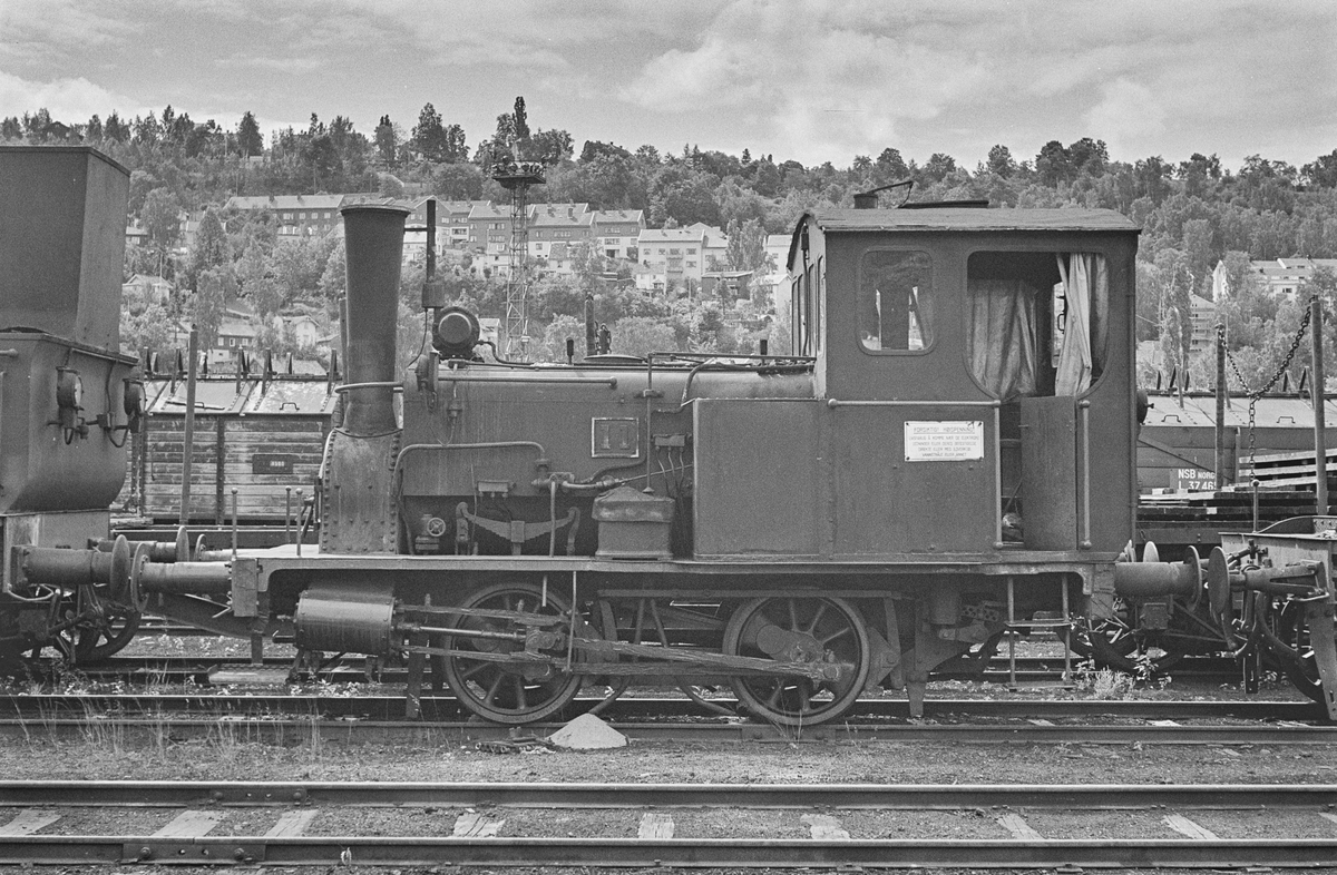 Hensatt damplokomotiv type 7a nr. 11 i Lodalen i Oslo.