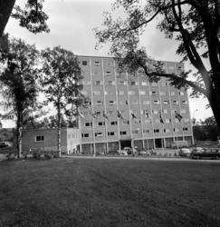 Studentbyen på Sogn.Eksteriør. September 1962