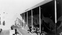 Mosseutstillingen i 1937 på Skarremyrfjellet. Festplassen me