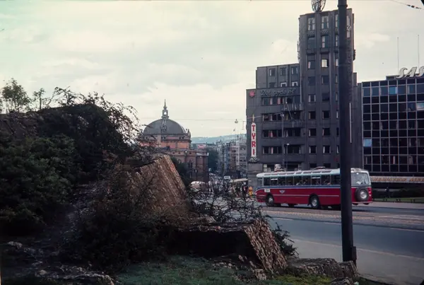 Stortingsgata fra Abelhaugen.