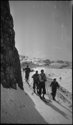Skitur Fjellberg. Lindtner, Oscar Johnsen, Håvarstveit, Mald