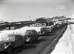 Parkeringskø på Beitostølen, Øystre Slidre.