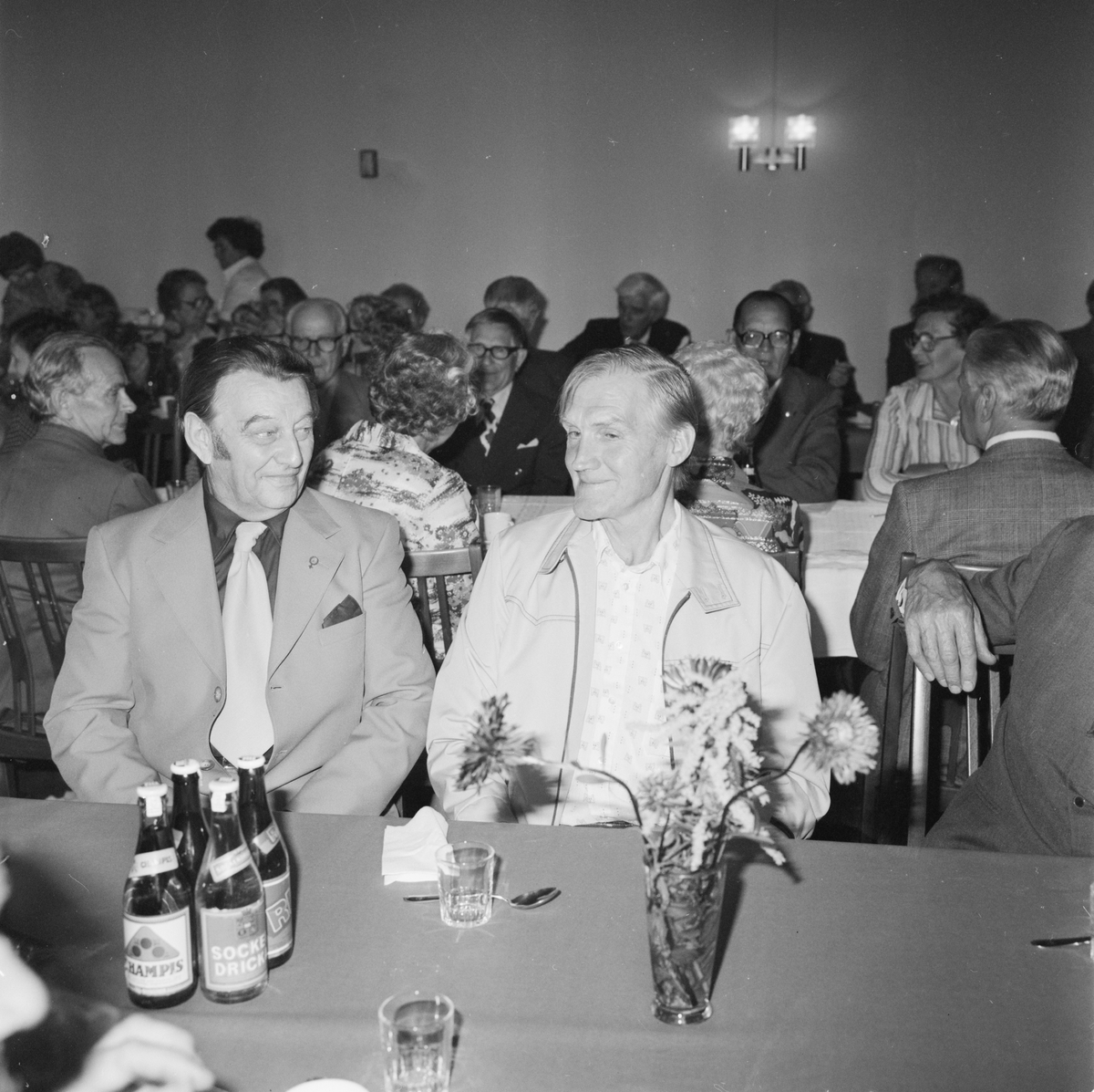 Pensionärer i Söderfors, Söderfors socken, Uppland, september 1979