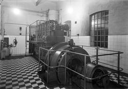 Interiør fra maskinrommet ved I. C. Piene & Søn i Buvika