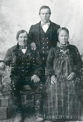 Gruppebilde av Ola Asleson nørdre Hesla Amunsli og Randi End