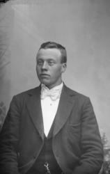 Portrett. Voksen mann. Brystbilde. Johan Rønning