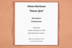 Siomon Karlsson "Simon Sjek"