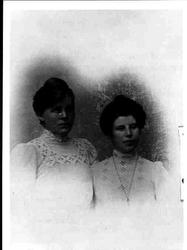 Portrett av to kvinner