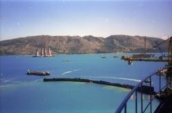 Anleggsområdet til Norwegian Contractors i Jåttåvågen ved St