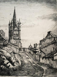 Fra Enerhaugen [radering]