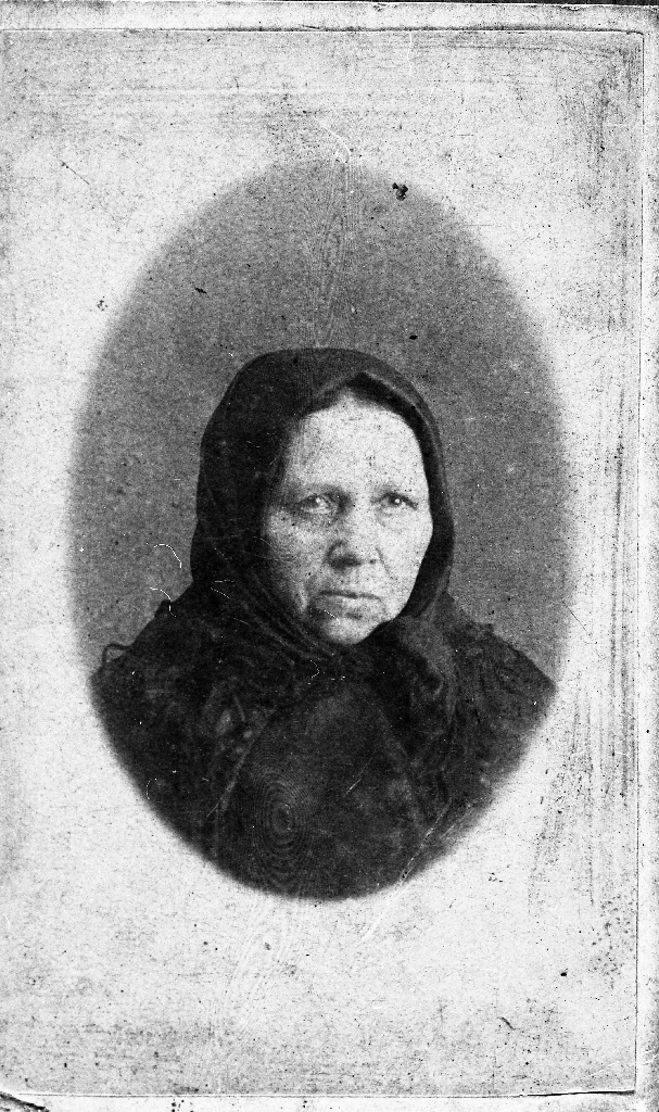 Kirsten Stoltenberg Tollefsdtr. Håland (7.2.1833 - 3.5.1893) [g.m. Abraham Einarson Hognestad (25.12.1825 - 11.12.1896)]