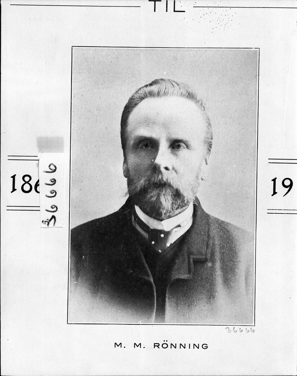 Grimsbu skole. Lærer Mikkel M. Rønning 1842 - 1914. 
