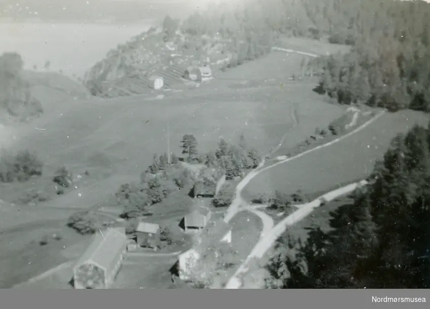 Utsikt fra Saugkleiva sommer 1950