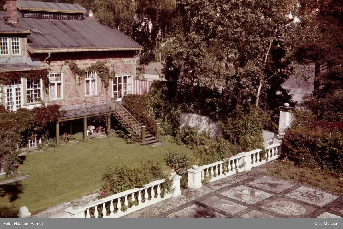 Villa Christinedal, hage, terrasse