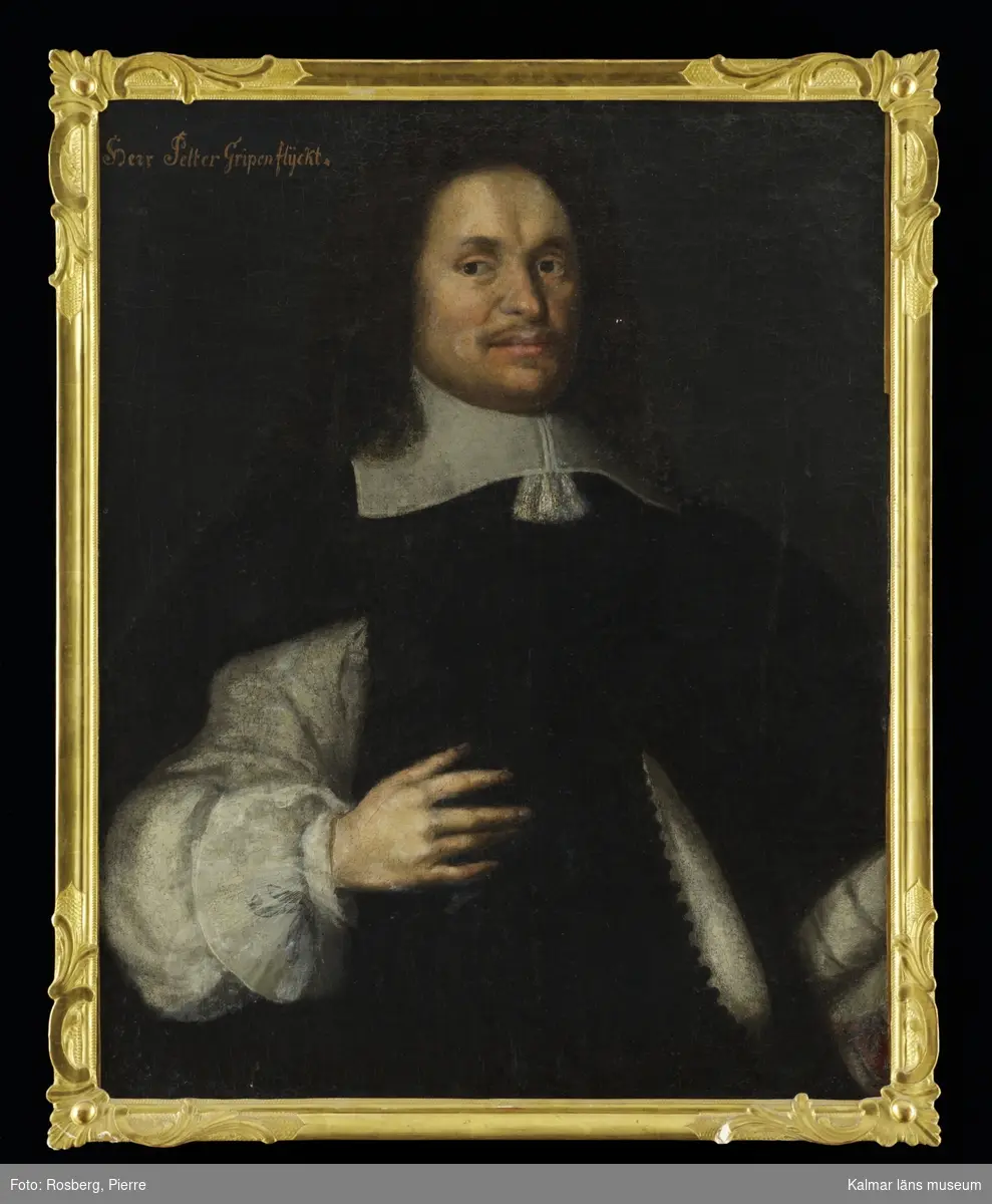 Porträtt av amiralitetsmedikus Peter Gripenflycht.