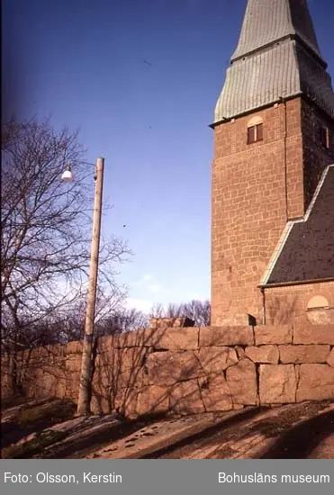 Text på kortet: "Lyse nya kyrka. Nov 1986".