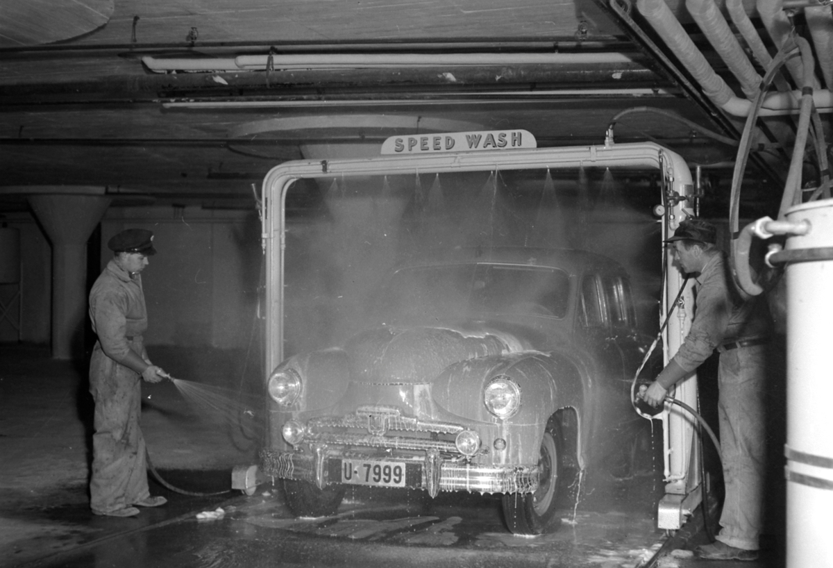 Vaskemaskin for bil, bilverkstedet i Brubobygget