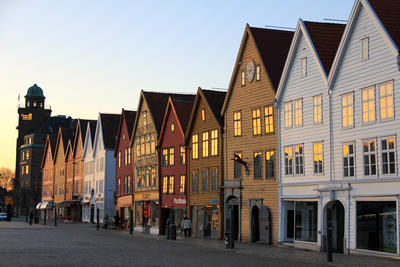 Bryggen i Bergen. Foto/Photo