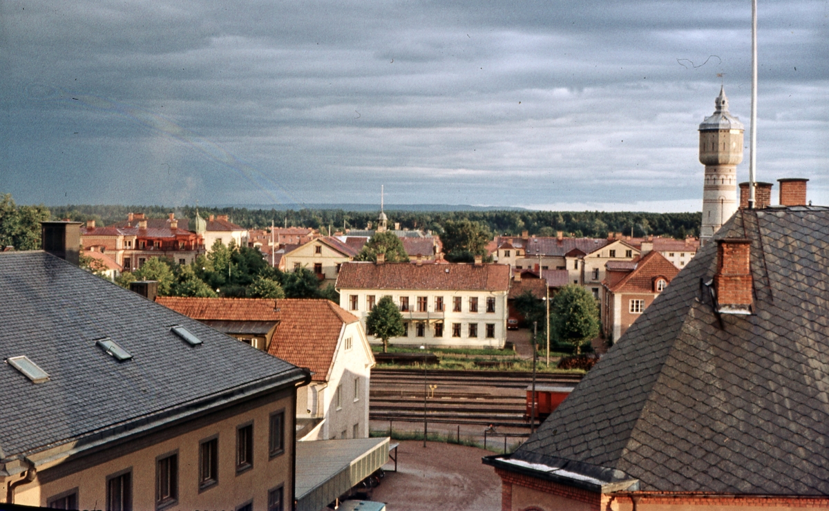 Utsikt från taket på Skara Tidnings nybygge