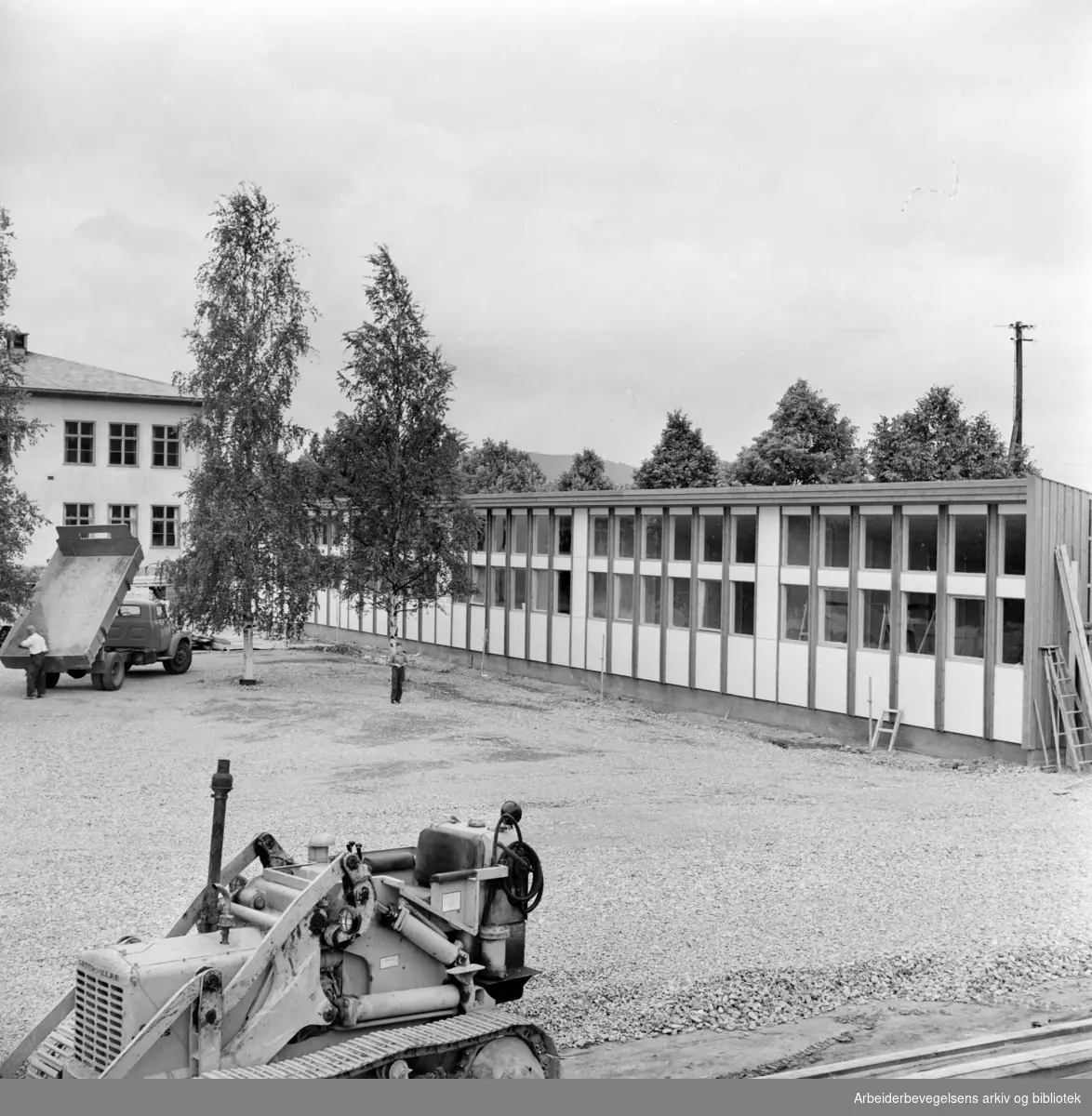 Furuset skole. August 1959