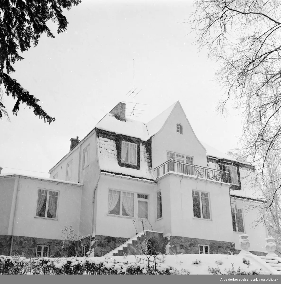 "Granbo". Hjem for unge piker. (Støttelaget for åndsvake).November 1960