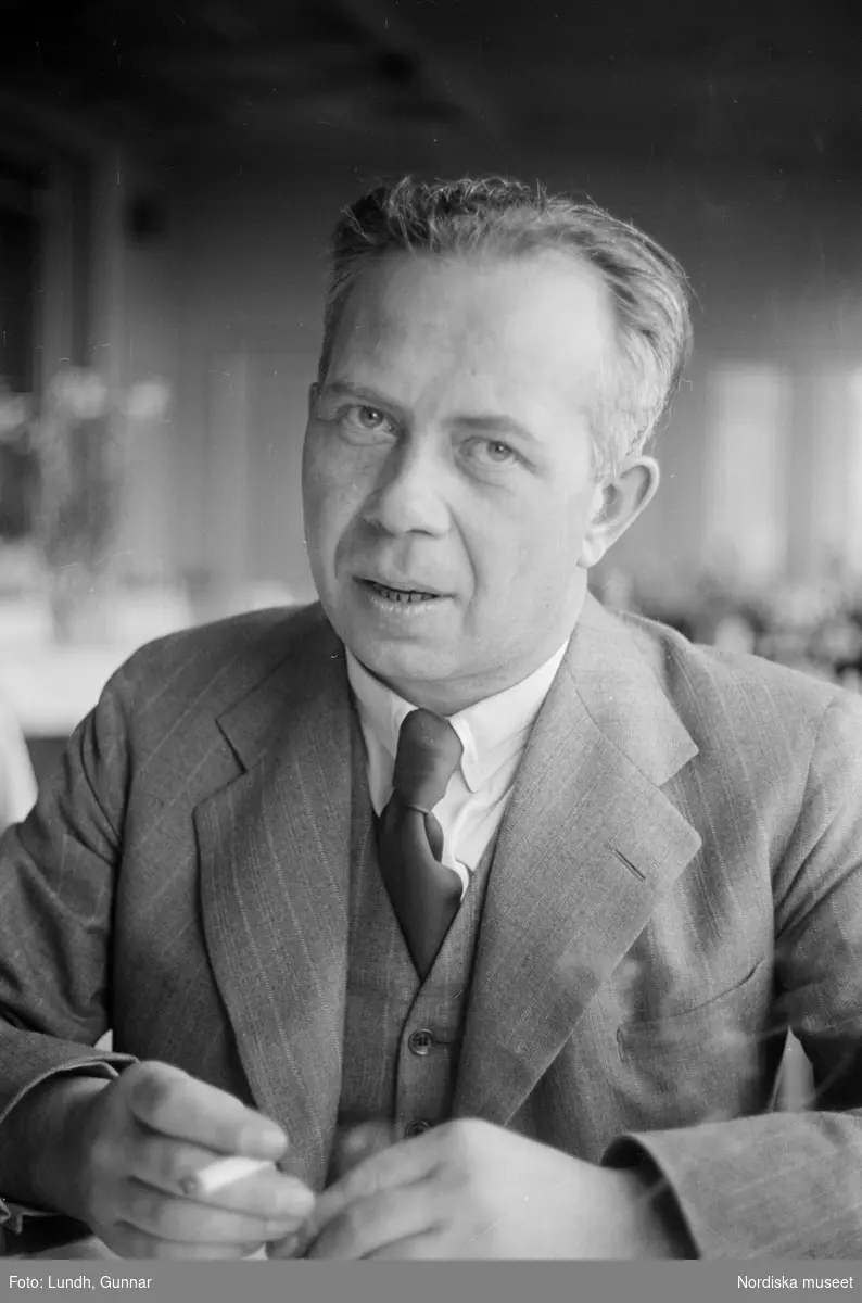 Porträtt av författaren Ivar Lo Johansson (1901–1990)