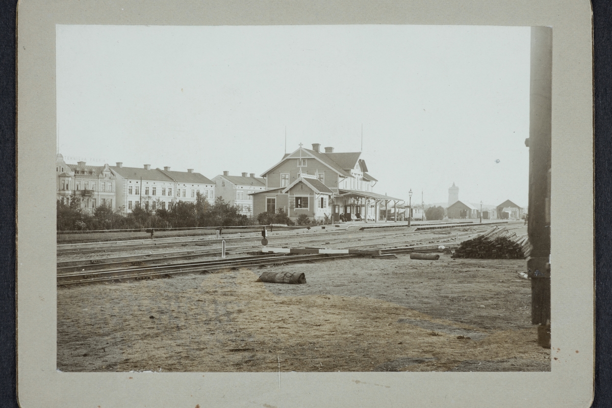Örebro södra station omkring 1900-1905.