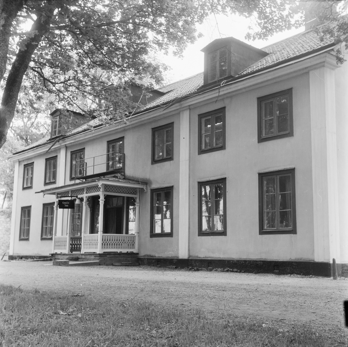 Värdshuset Castle Inn, Örbyhus slott, Uppland 1971