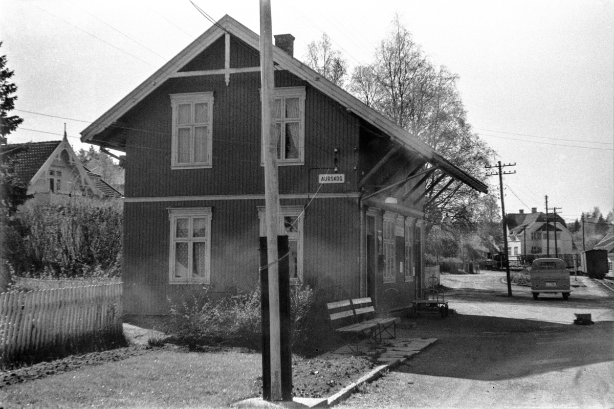 Aurskog stasjon på Aurskog-Hølandbanen.