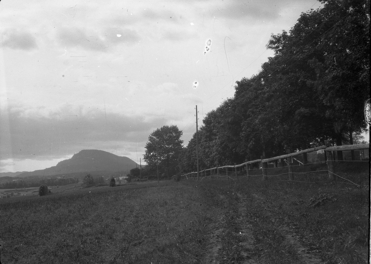 Parkanläggning vid Fränsta station. - Järnvägsmuseet / DigitaltMuseum