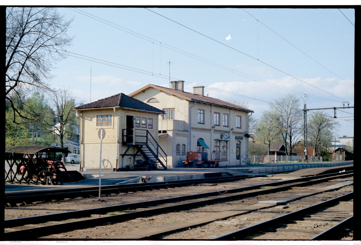 Grums station. Järnvägsmuseet / DigitaltMuseum