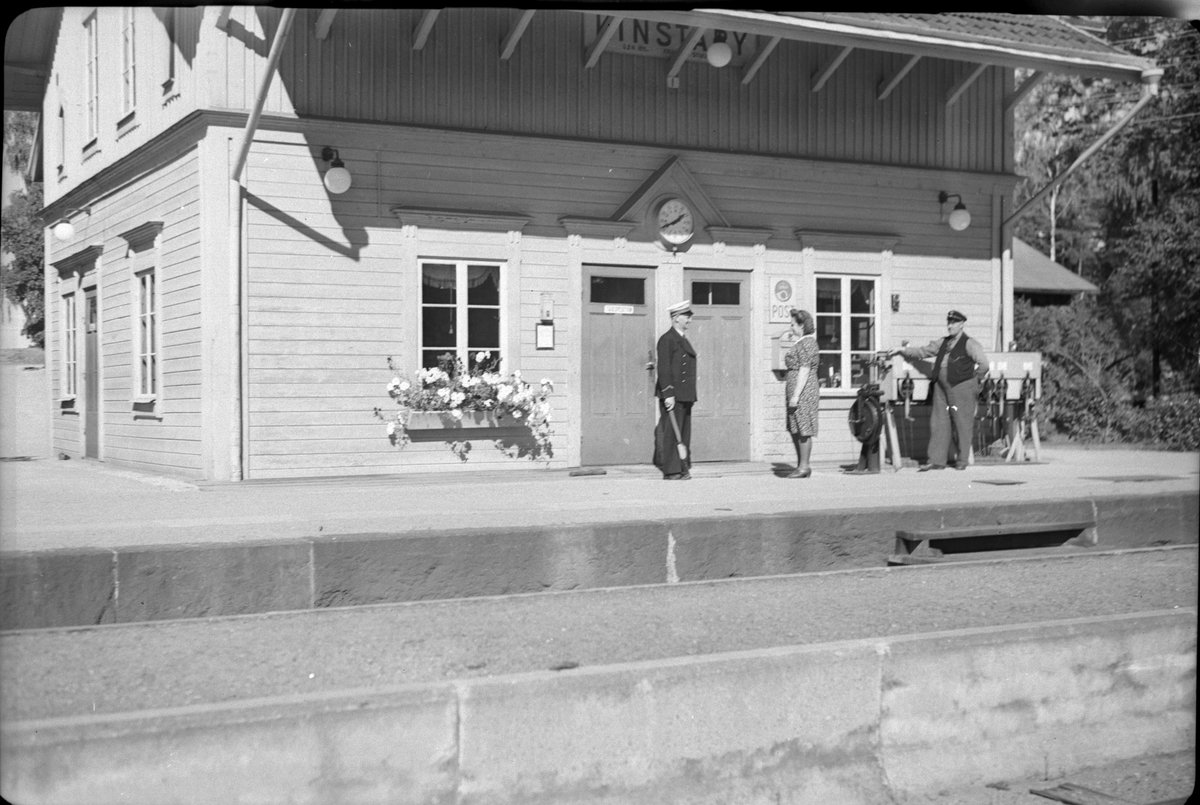 Kinstaby station. Hette tidigare Kinsta.