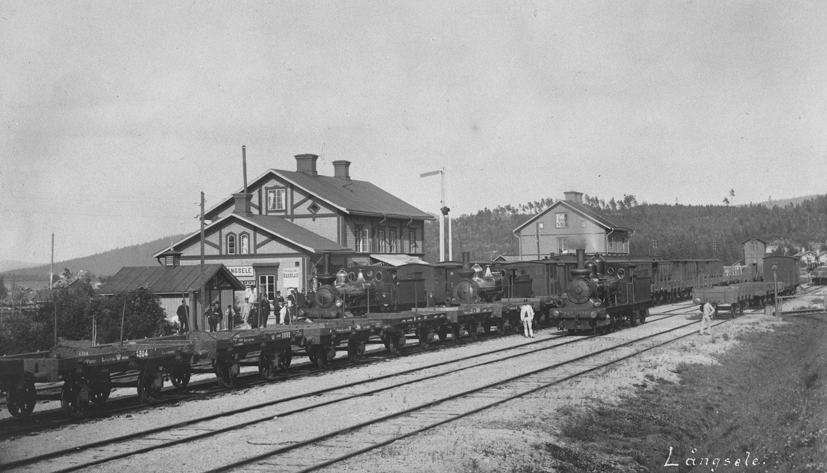 Långsele station - Järnvägsmuseet / DigitaltMuseum