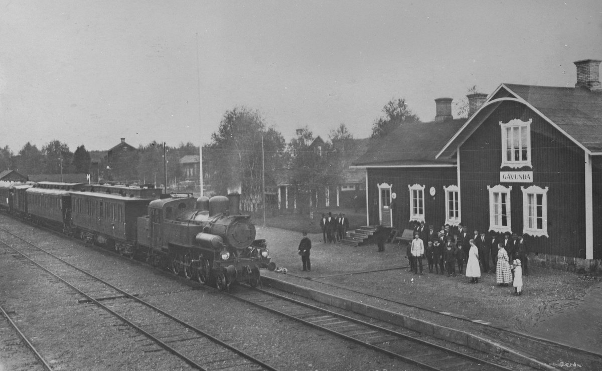 J Lok Gavunda Station Jarnvagsmuseet Digitaltmuseum