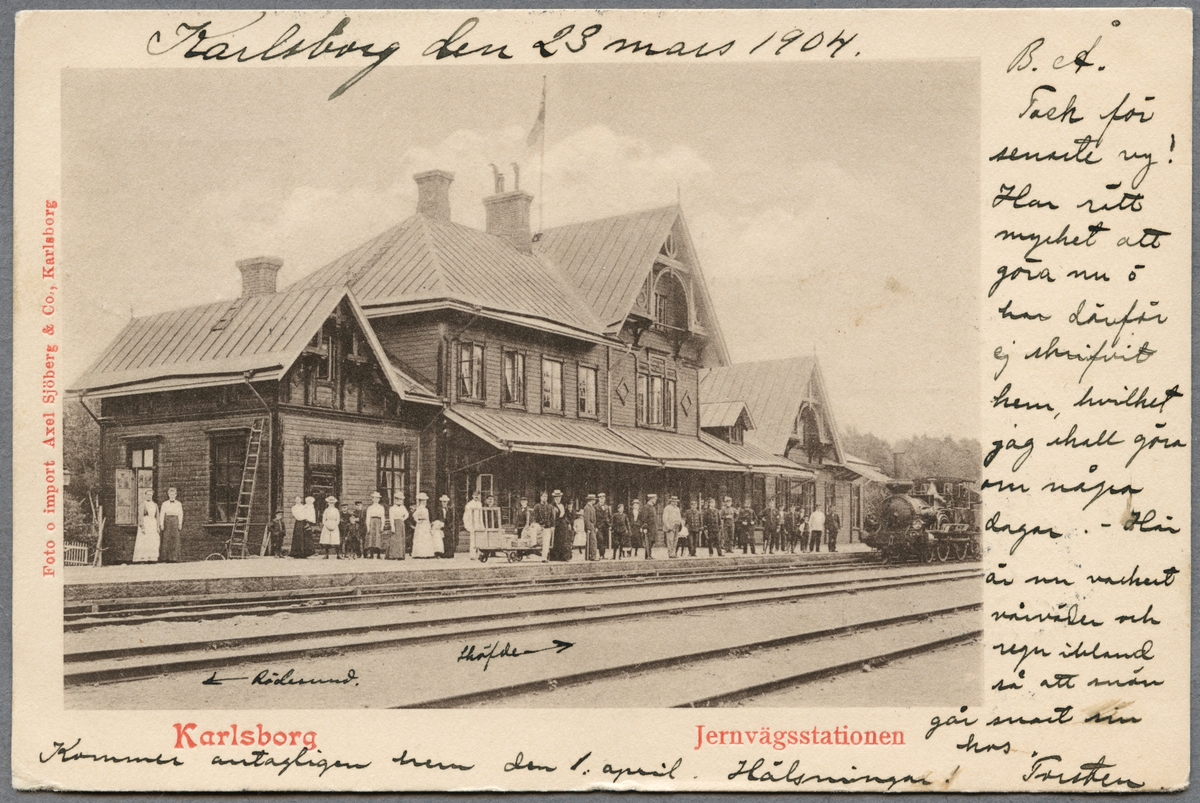 Karlsborg station.