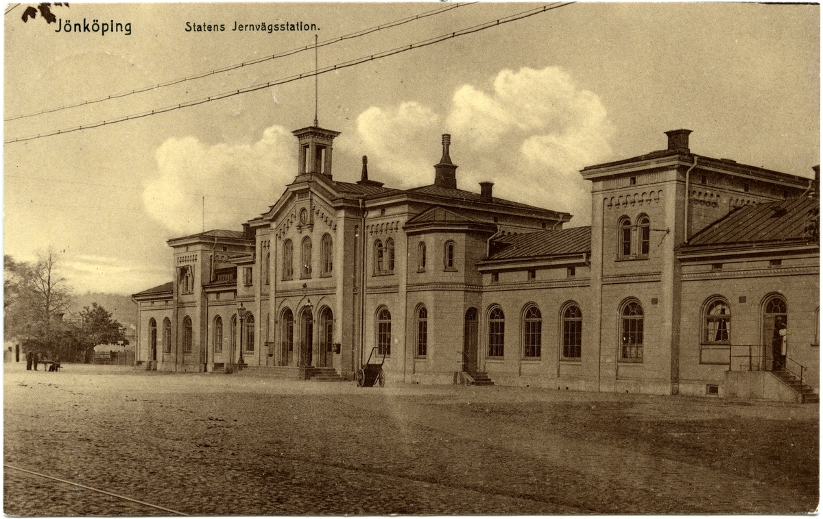 Jönköpings stationshus från gatusidan.