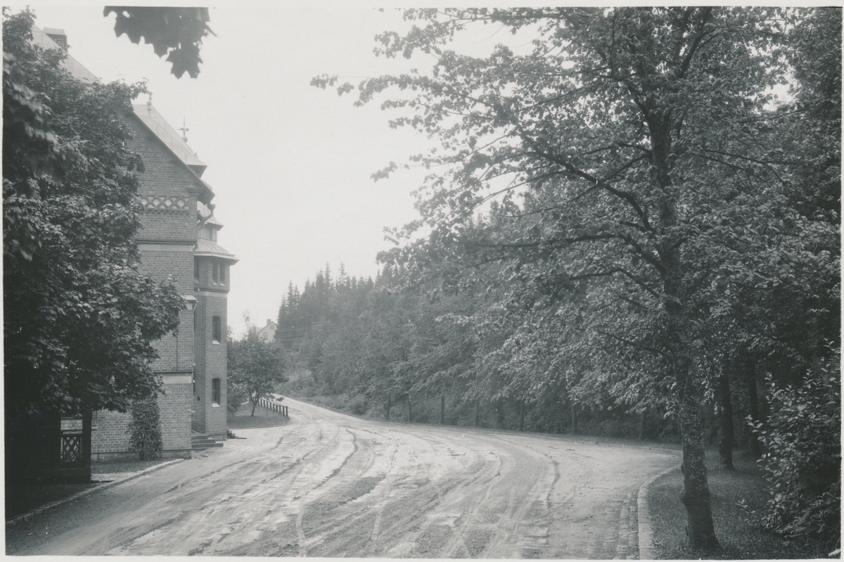 Norra gaveln på Örnköldsviks stationshus.