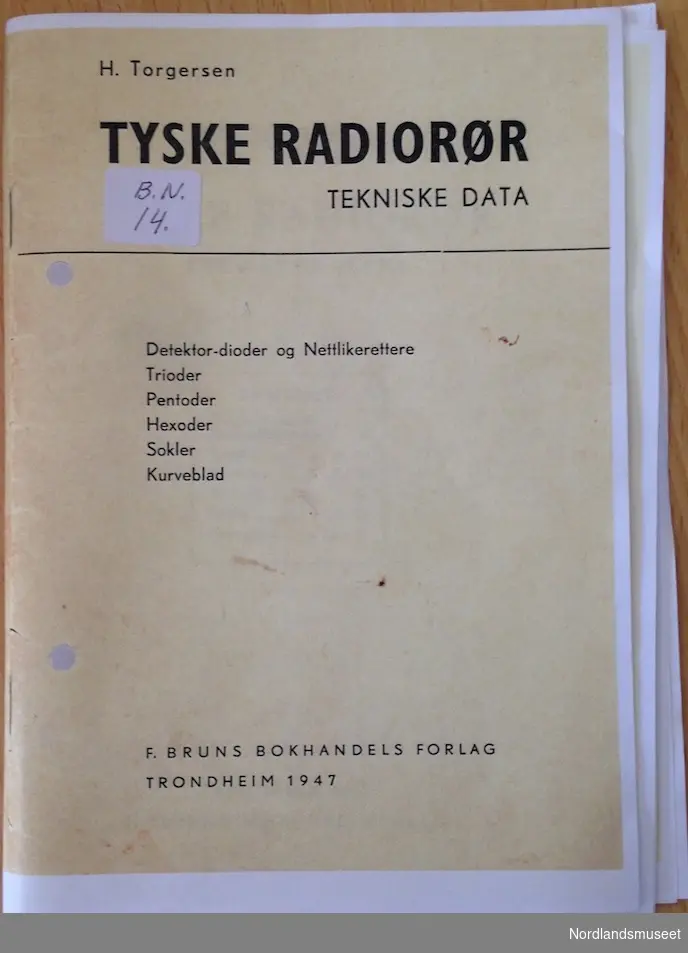 Radiorør katalog