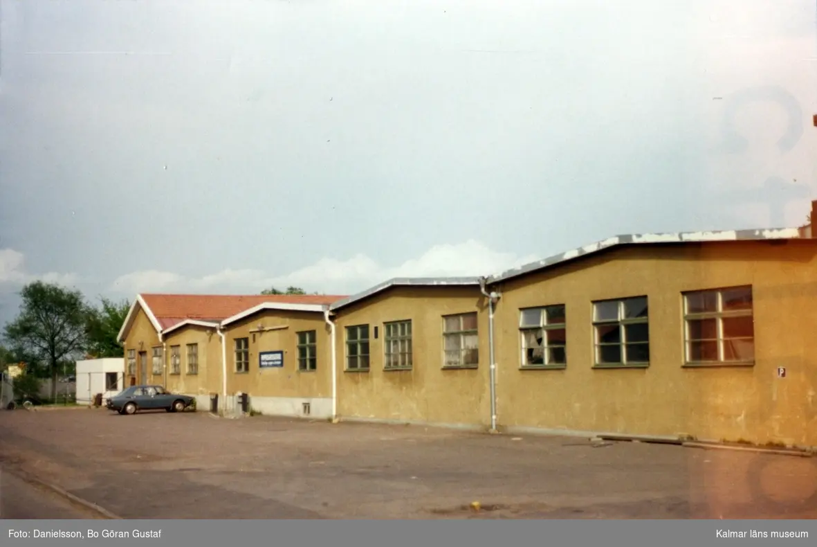 Nybloms kartongfabrik på Slöjdargatan 2. Bertil Danielsson var byggmästare.